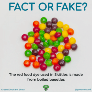 Skittles red dye