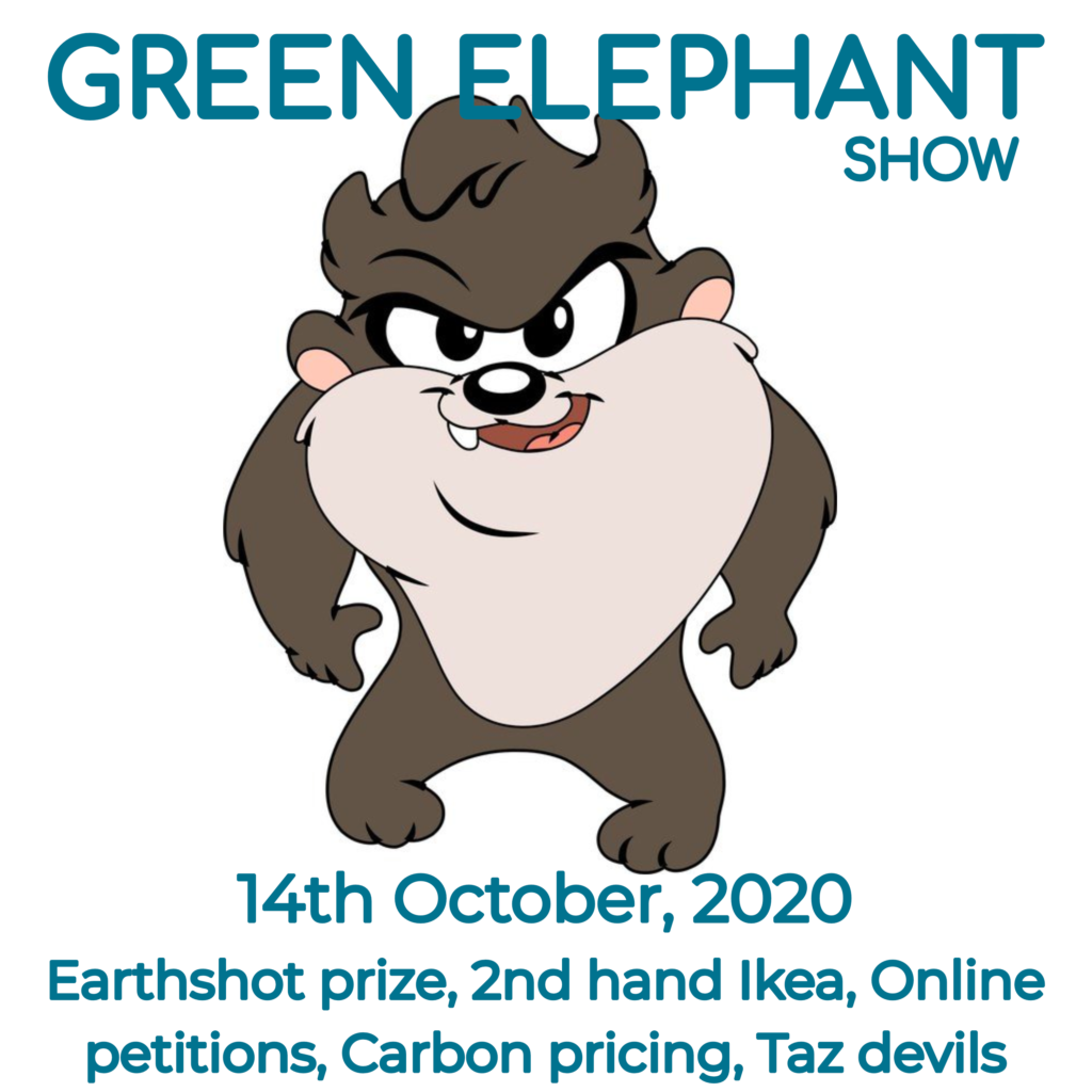Green Elephant Show No 19 covering the latest sustainability news